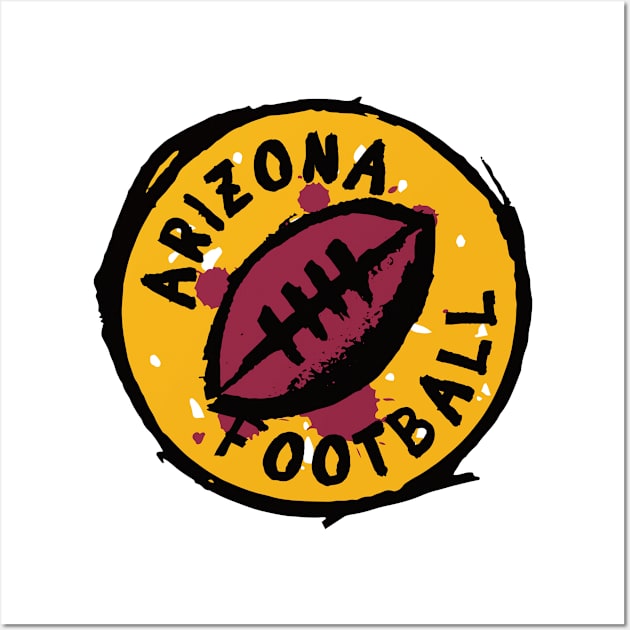 Arizona Football 01 Wall Art by Very Simple Graph